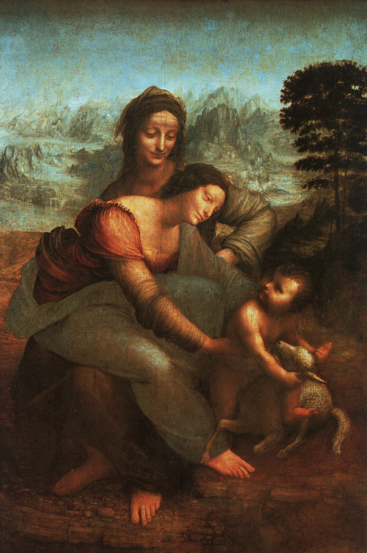 Virgin and Child with St Anne